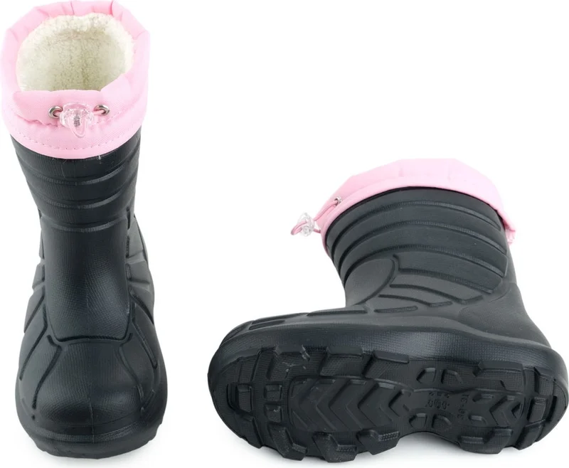 Gezer Girl's Winter Eva Low-Rise Elastic Silent Sole Snow Boots