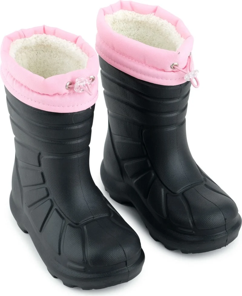 Gezer Girl's Winter Eva Low-Rise Elastic Silent Sole Snow Boots