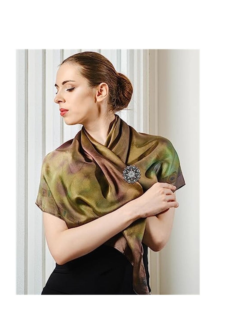 SYOSI Vintage Sweater Clips, Brooch Shawl Collar Clasp Set, for Shirt Scarf Cape Cloak Coat Clothes Women Girls Wearing, 8 Pcs - Image 4