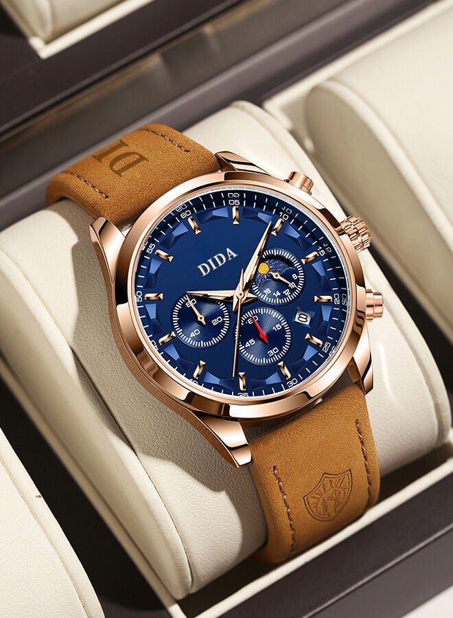 DIDA Men's Alloy Waterproof Fashion Wrist Watch B378 -42mm - Image 2