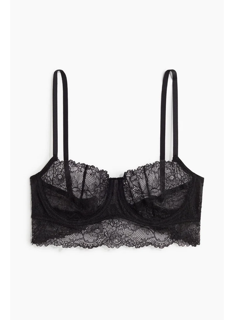 H&M Lace balconette bra