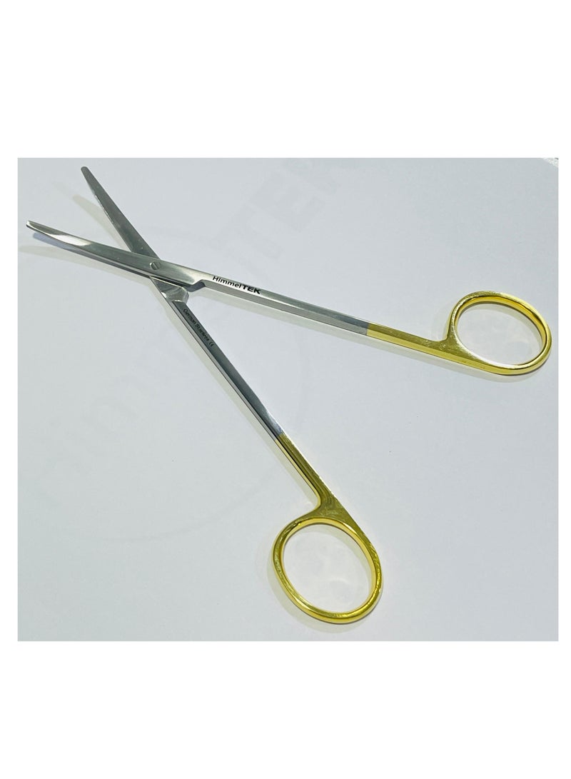 هيميل تك Metzenbaum TC مقص جراحي مطلي بالذهب – 6 بوصة منحني - Image 2