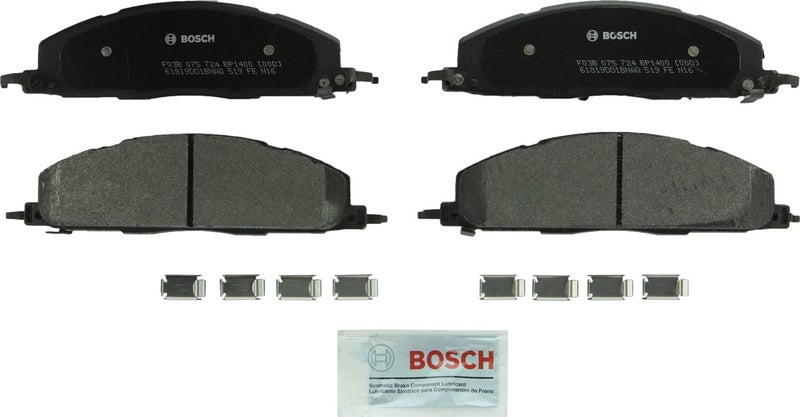 BOSCH BP1400 QuietCast Premium Semi-Metallic Disc Brake Pad Set - Compatible With Select Dodge Ram 2500, Ram 3500; Ram 2500 Pickup, 3500 Pickup; REAR - Image 3