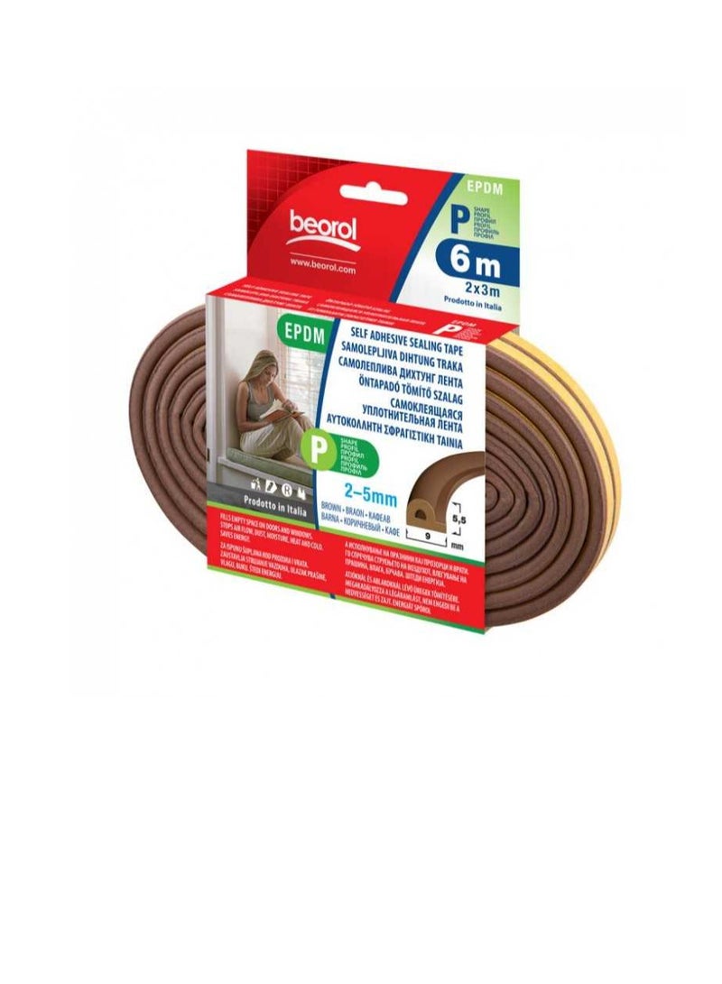 بيورول شريط مانع للتسرب P-Profile ، بني - Image 1