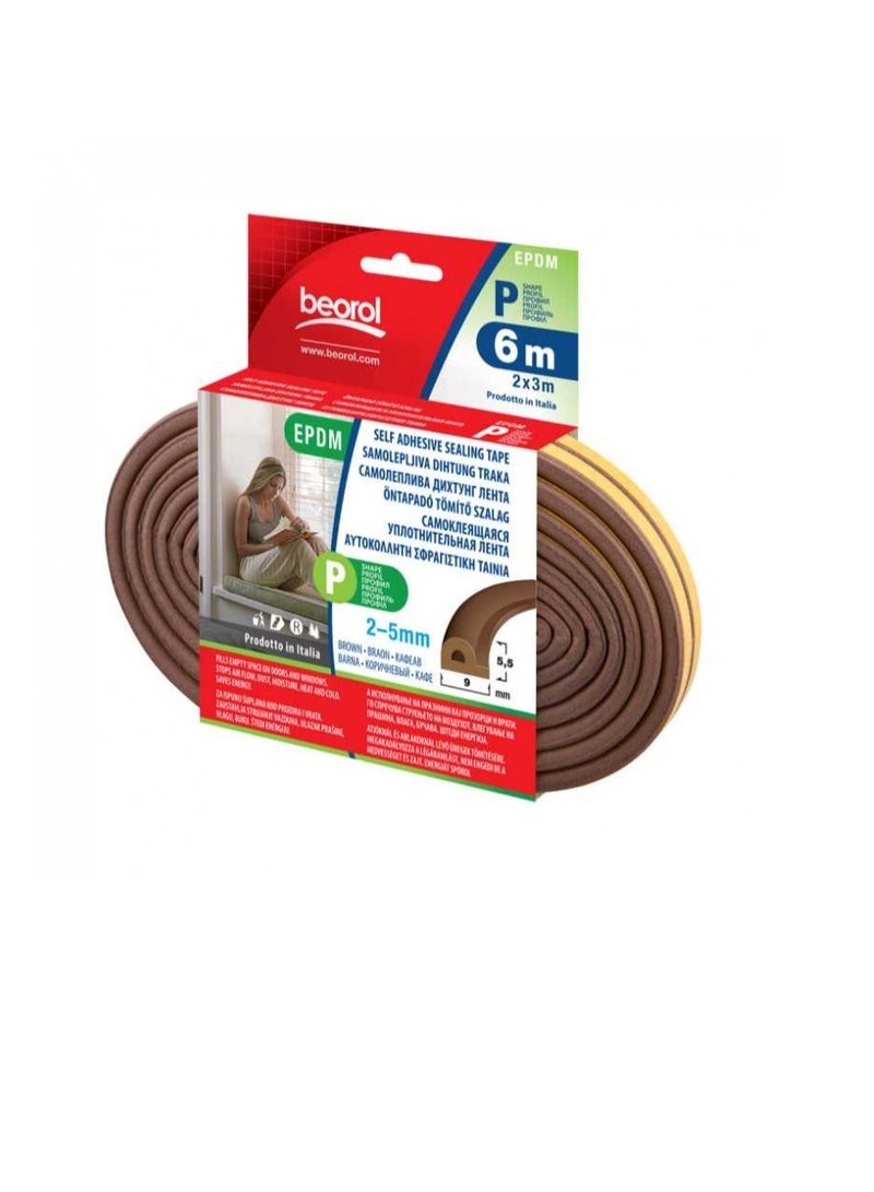 بيورول شريط مانع للتسرب P-Profile ، بني - Image 3