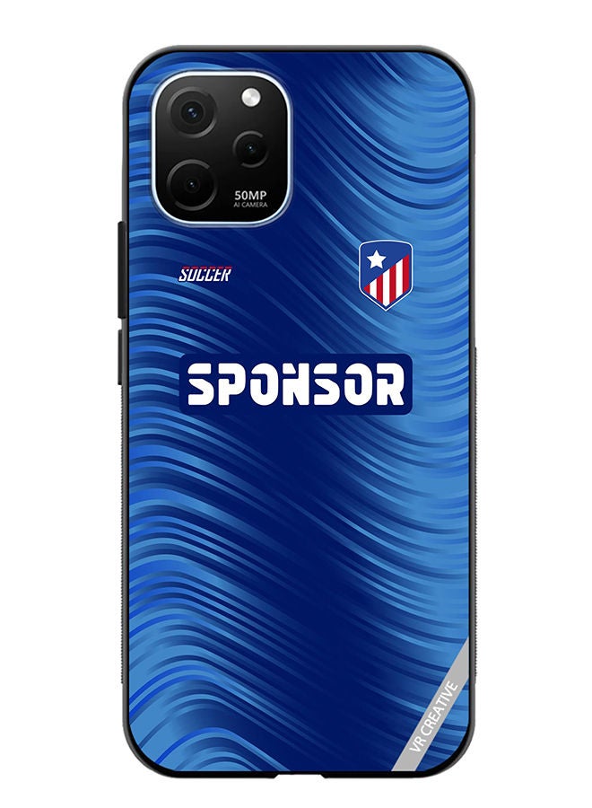 VR CREATIVE Protective Case Cover For Huawei Enjoy 50z Soccer Jersey Design Design Multicolour - Image 1