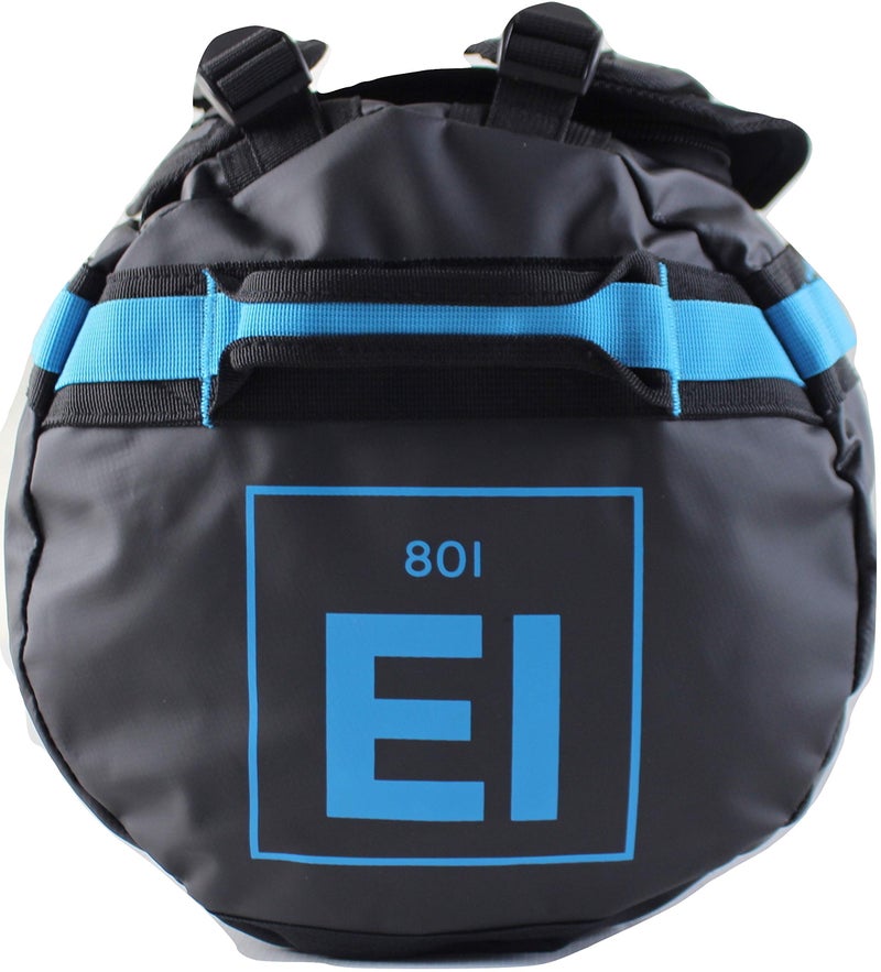 Element Equipment Trailhead Duffel Bag Shoulder Straps Waterproof Black/Blue Medium - Image 3