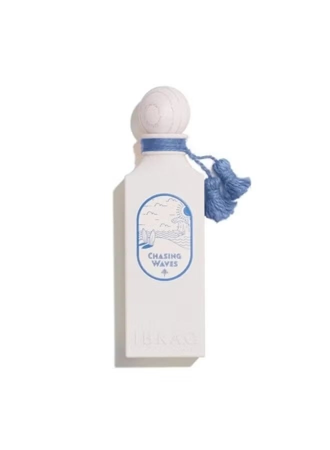 ابراق إبراهيم القرشي - مطاردة الأمواج (100 مل) - للرجال: برغموت، هيل، لافندر - نجيل الهند، قرفة، فلفل أسود - فانيليا، حبوب التونكا. - Image 1