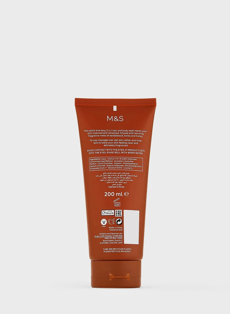 Marks & Spencer Monti & Wild Shower Gel Sandalwood And Tobacco