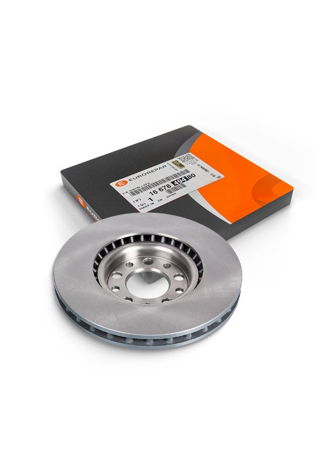 Eurorepar - Front Brake Disc KIT for Jeep Renegade / Fiat 500X, Designed for brake pad system without a Clip