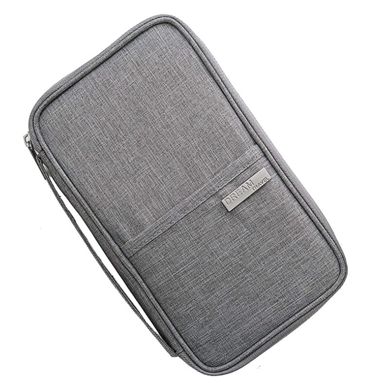 Multifunction Convenient and Practical Travel Wallet RFID Blocking Document Organizer Bag, Family Passport Holder - Image 1