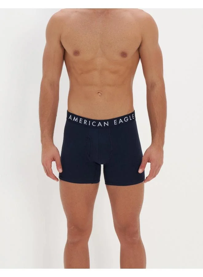 American Eagle 3 Pack Logo Band Trunks