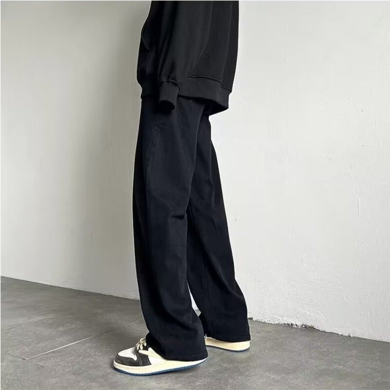 Unisex Classic Denim Jeans Loose Fit Daily Outdoor Wear - Image 3