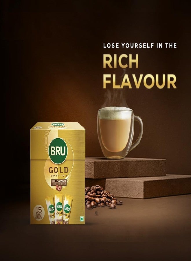 Bru Gold Edition 100% Pure Coffee Sachet Box - Image 3