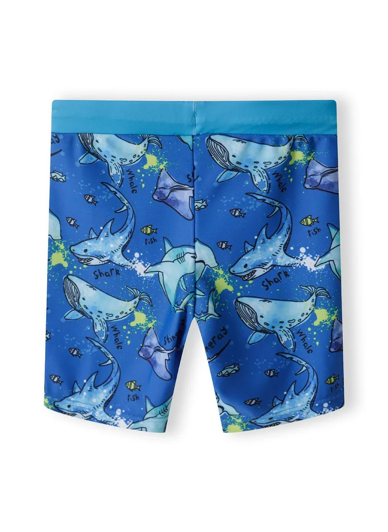 MINOTI 2-Piece Kids' Swim Set with Long Sleeve Top and Swim Shorts