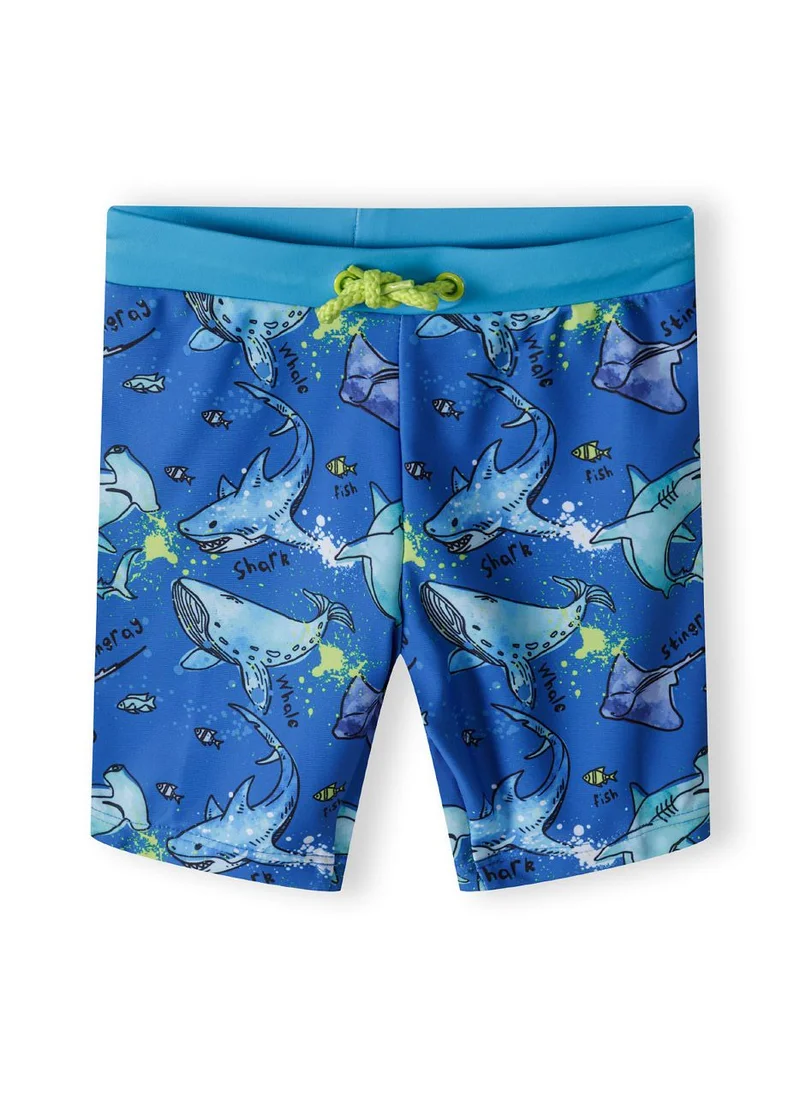 MINOTI 2-Piece Kids' Swim Set with Long Sleeve Top and Swim Shorts