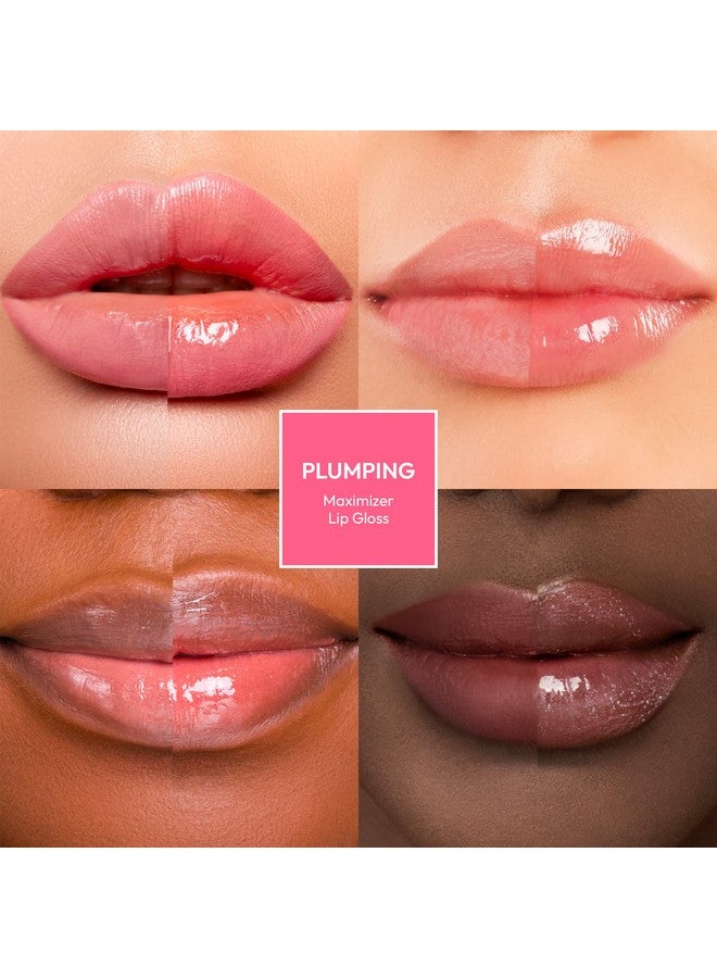 Ruby Kisses Plumping Lip Gloss - Hydrating, Voluminous, High-Shine, Cruelty-Free Lip Plumper, Smoothing, Instinct Lip Maximizer, 4 Colors, 0.15 FL oz. (CLEAR) - Image 5