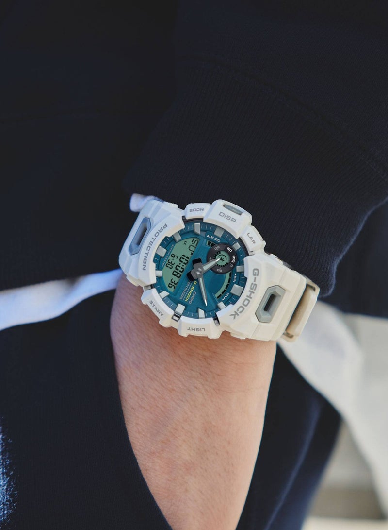 G-SHOCK G-Squad Series Analog-Digital White Resin Band Mens's Watch GBA-900CB-7A- 51.3 × 48.9 × 16.6 mm - Image 2