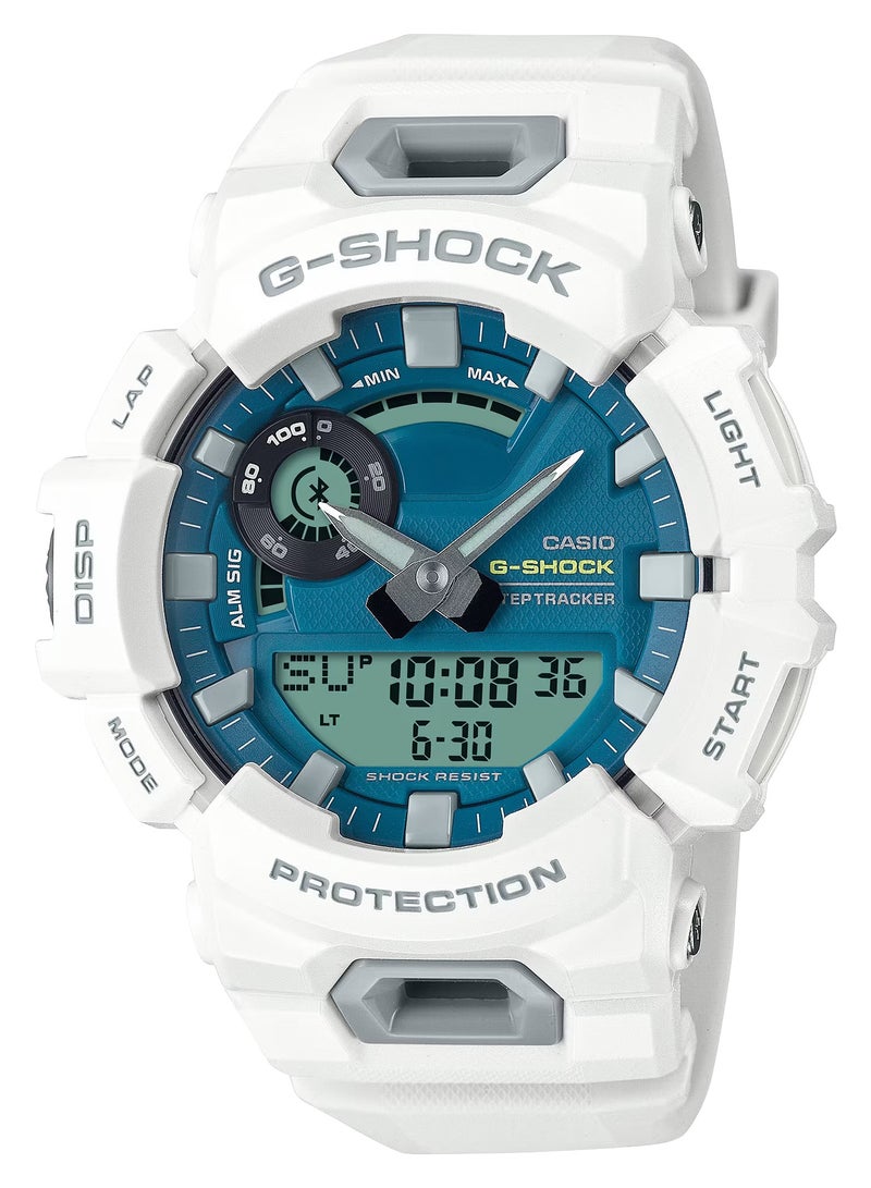 G-SHOCK G-Squad Series Analog-Digital White Resin Band Mens's Watch GBA-900CB-7A- 51.3 × 48.9 × 16.6 mm - Image 1