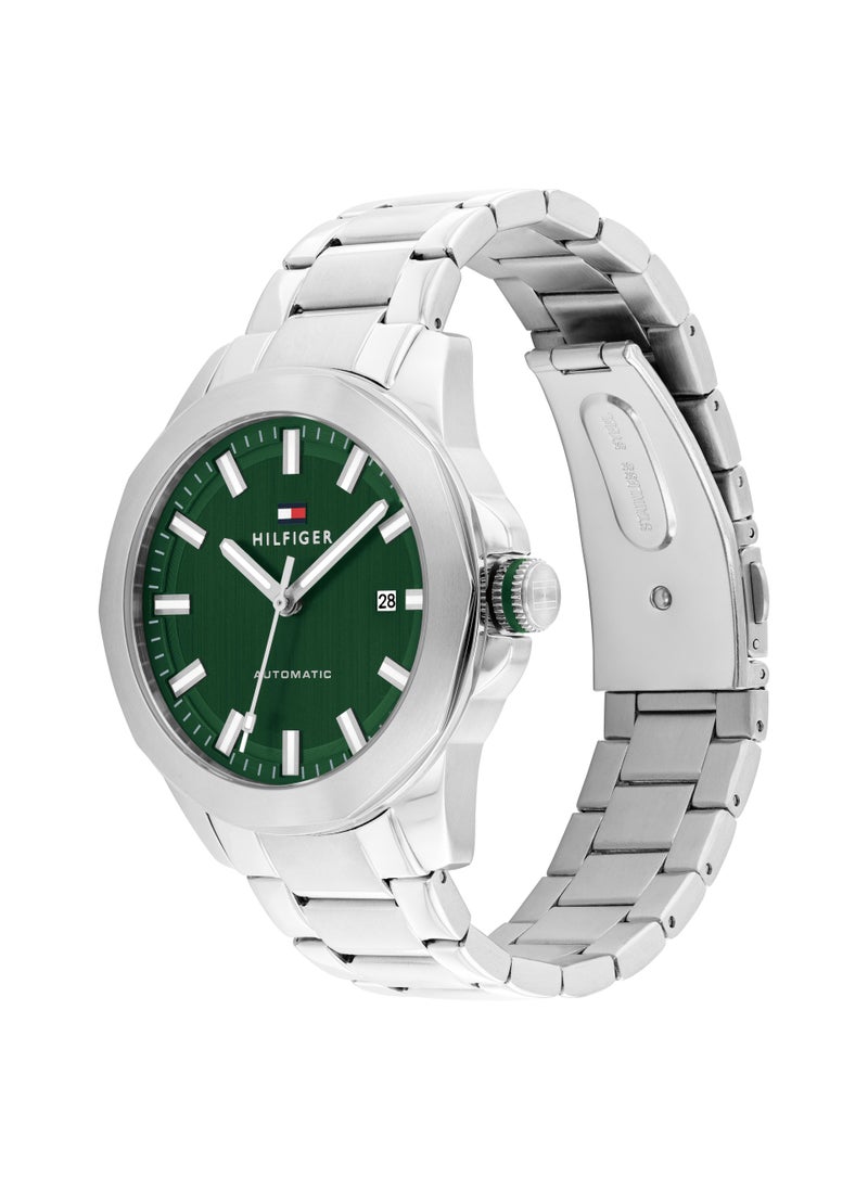 TOMMY HILFIGER Lars Automatic Analog Steel Strap Watch  - Image 3