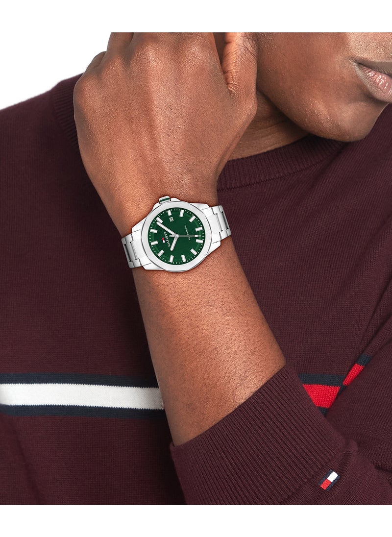 TOMMY HILFIGER Lars Automatic Analog Steel Strap Watch  - Image 4