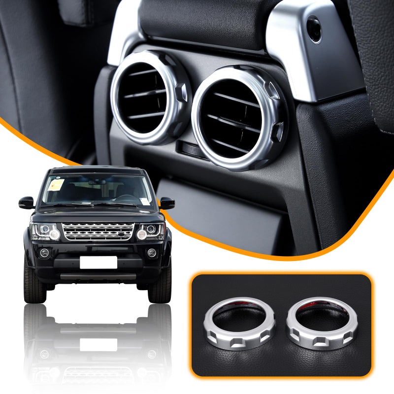 LLKUANG Rear Armrest Air Vent Outlet Cover Ring for Land Rover Discovery 3 Discovery 4 LR3 LR4, Range Rover Sport 2005-2013 - Image 4