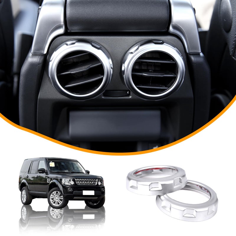 LLKUANG Rear Armrest Air Vent Outlet Cover Ring for Land Rover Discovery 3 Discovery 4 LR3 LR4, Range Rover Sport 2005-2013 - Image 2