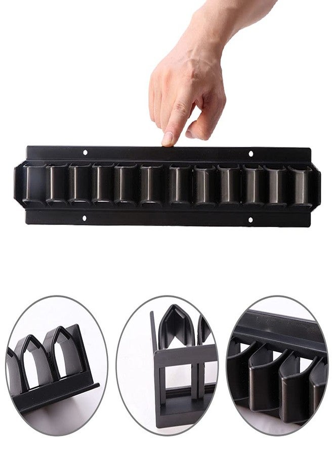 Kryslanix Horse Whip Crop Holder Rack,Wall Mounted Whip Rack Holder,Horse Whip Crop Holder for Fishing Pole Storage and Whip, Holds up to 12 Whips or Crops - Image 3