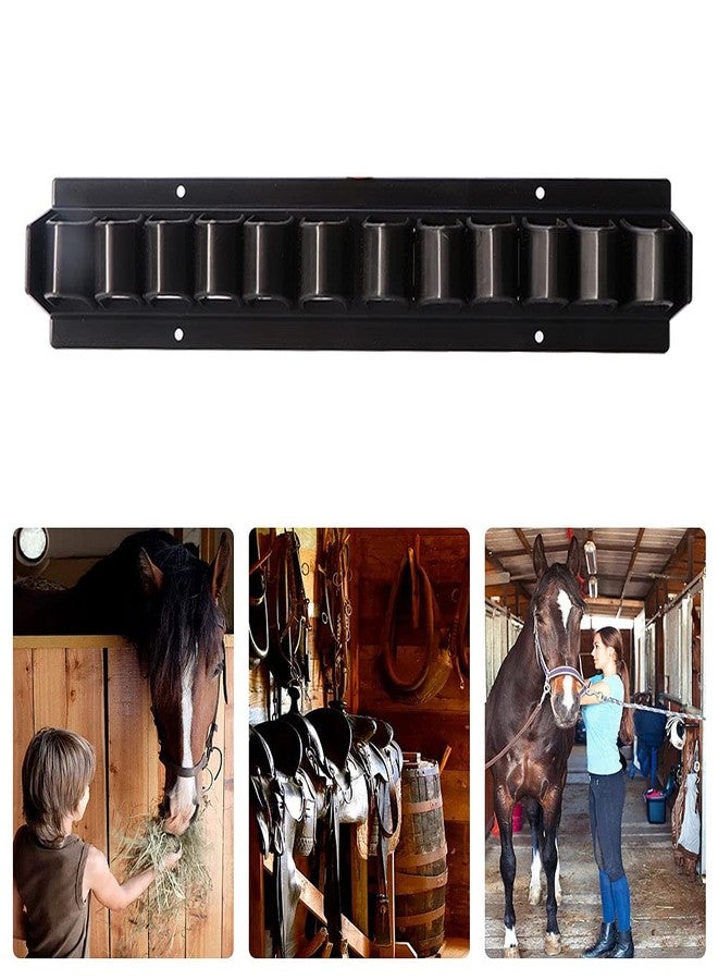 Kryslanix Horse Whip Crop Holder Rack,Wall Mounted Whip Rack Holder,Horse Whip Crop Holder for Fishing Pole Storage and Whip, Holds up to 12 Whips or Crops - Image 4