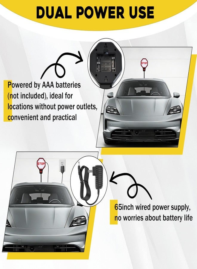Strdfeve Garage Parking Sensor for Car - Adjustable LED Parking Aid with Red/Yellow/Green Indicator - Image 4