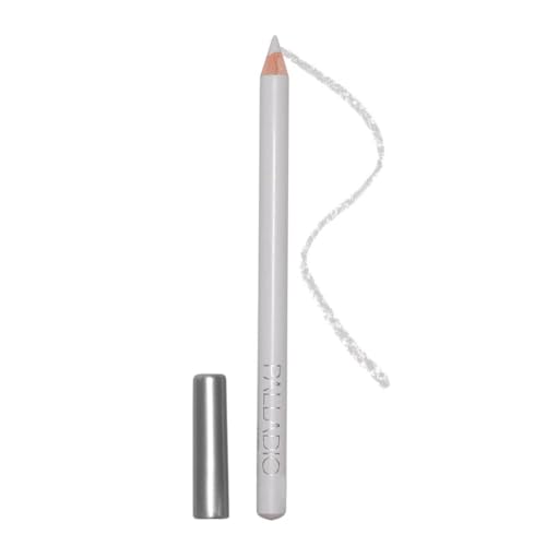 Palladio Wooden Eyeliner Pencil Thin Pencil Shape Easy Application Firm yet Smooth Formula Perfectly Outlined Eyes Contour and Line Long Lasting Rich Pigment White
