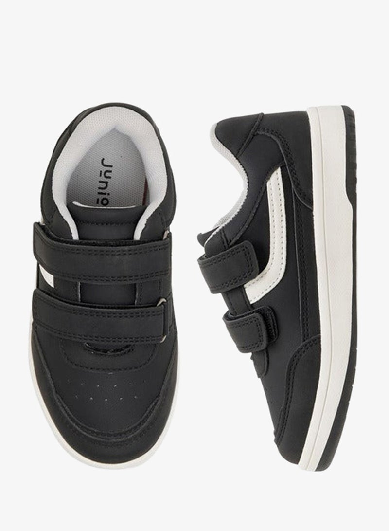 جونيورز سنيكرز أولاد بنعل خارجي بنقوش مع إغلاق بشريط لاصق - Image 3