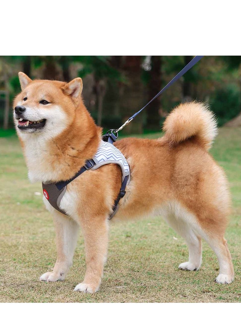 Generic Reflective Breathable Pet Harness Vest With Adjustable Leash for 4.5-8KG Small Medium Dogs Cats - Image 2