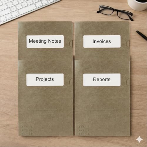 Worldone Eco Friendly Documents Organizer, Fine Quality Paper L Folder, Kraft (Peanut Brown), A4 Size, for Office and Personal Use, Combo of 5 Packs (5 * 10= 50 Pieces) - Image 4