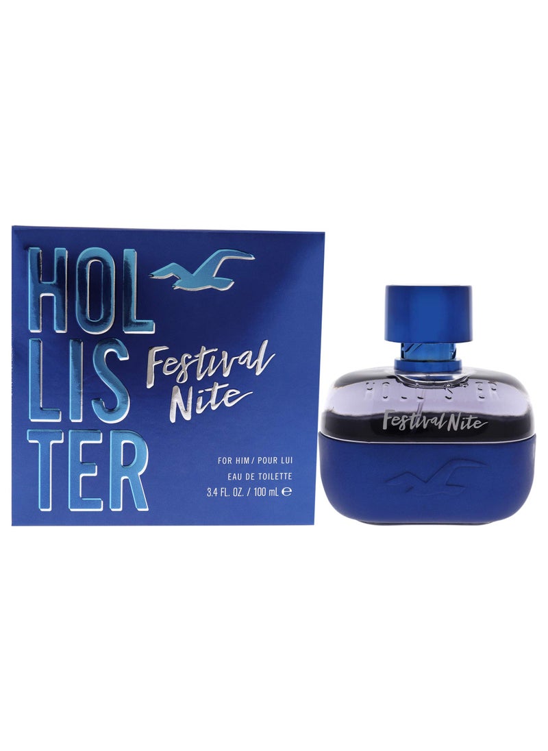 HOLLISTER Hollister Festival Nite Men EDT Spray 3.4 oz 