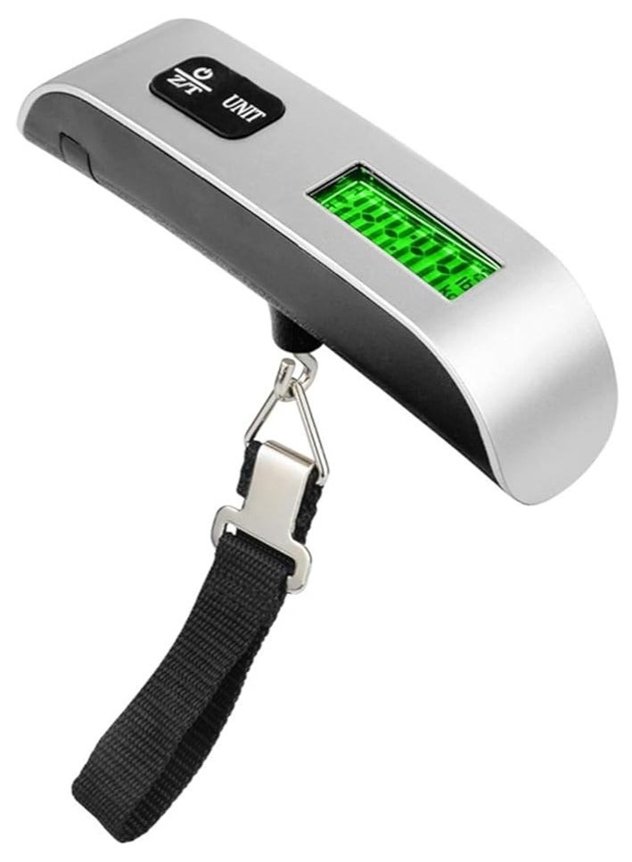 MOSH Digital Hanging Luggage Scale Portable Handheld Baggage Scale For Travel Suitcase Scale For Traveling With Lcd Display 50Kg/110Lb - Image 1
