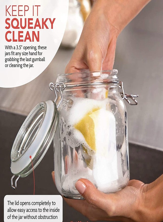 SIMPLI-MAGIC Kitchen Canisters, Various Sized, Clear - Image 2