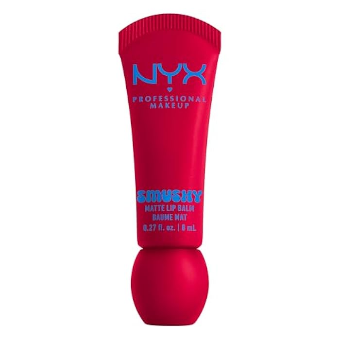 Nyx Professional Makeup, Smushy Matte Lip Balm Tone: Sassy Stuff (Watermelon Pink) Vegan Formula. - Image 1