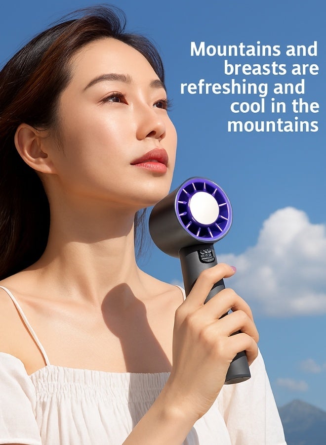 Foldable, USB-powered portable fan—lightweight, rechargeable, and perfect for travel, desk, or outdoor cooling - Image 5