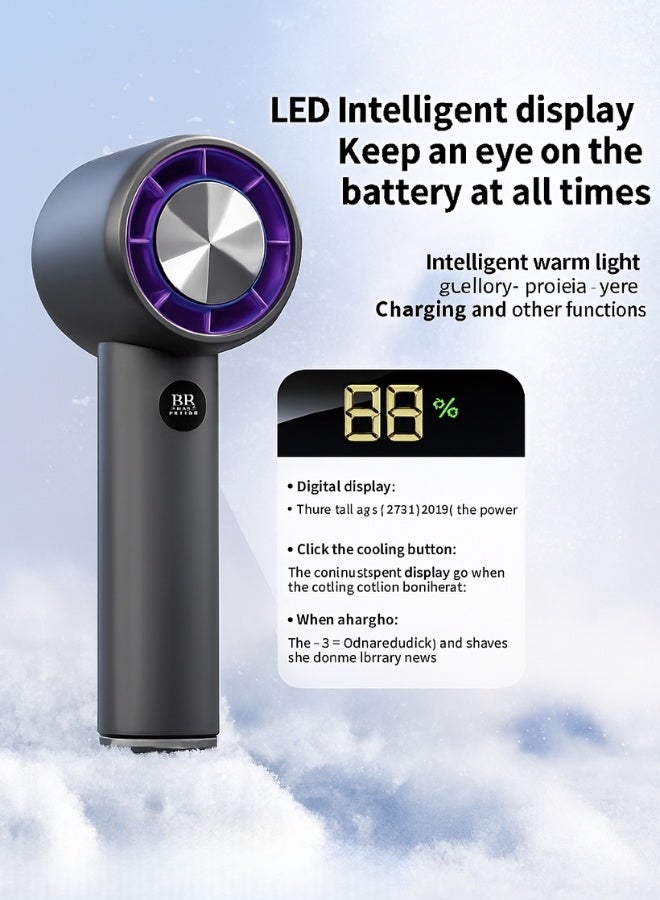 Foldable, USB-powered portable fan—lightweight, rechargeable, and perfect for travel, desk, or outdoor cooling - Image 3