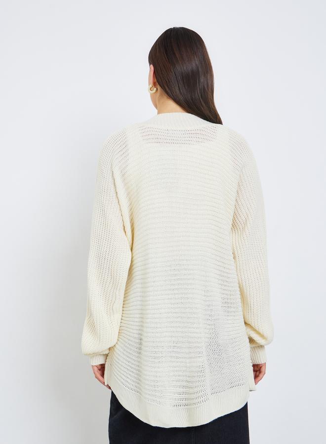 ستايلي كارديجان واسع شانكي بأزرار غلق - Image 5