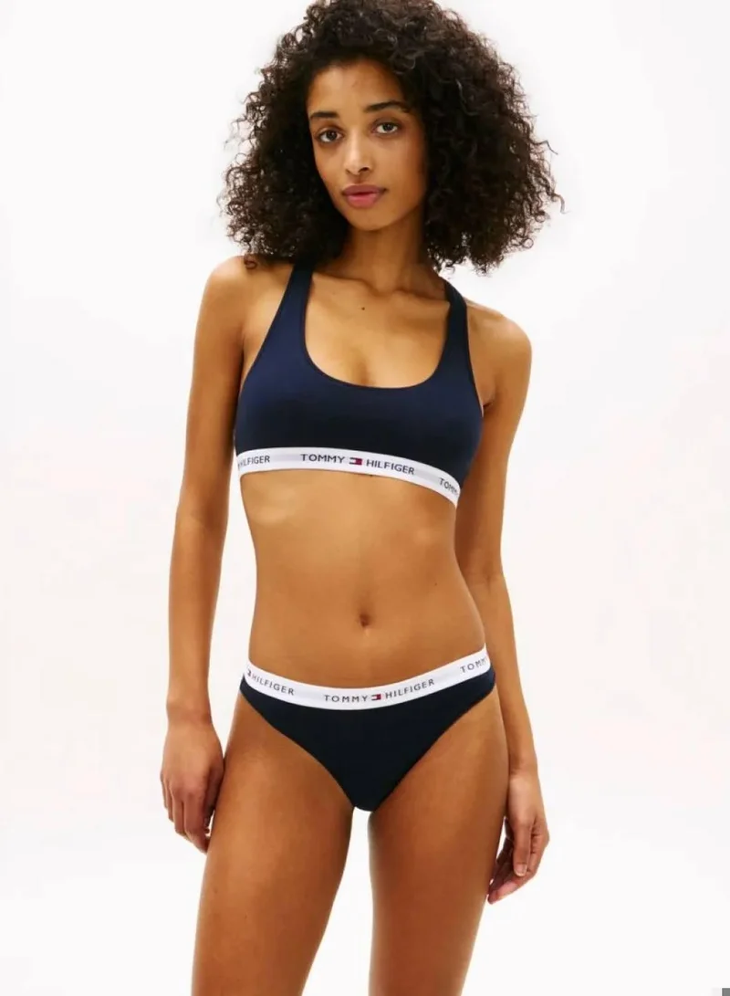 TOMMY HILFIGER Desert Sky/White/Primary Red Essential 3-Pack Repeat Logo Waistband Briefs for Women | Best Price UAE