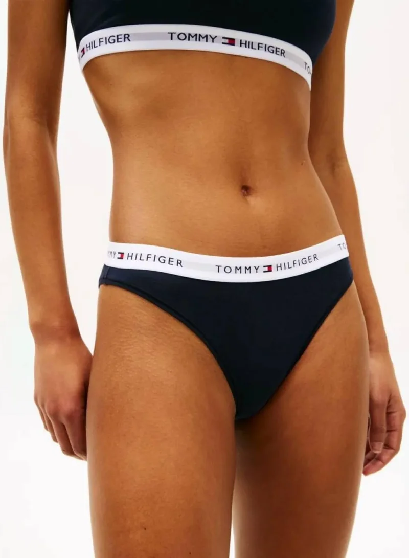 TOMMY HILFIGER Desert Sky/White/Primary Red Essential 3-Pack Repeat Logo Waistband Briefs for Women | Best Price UAE