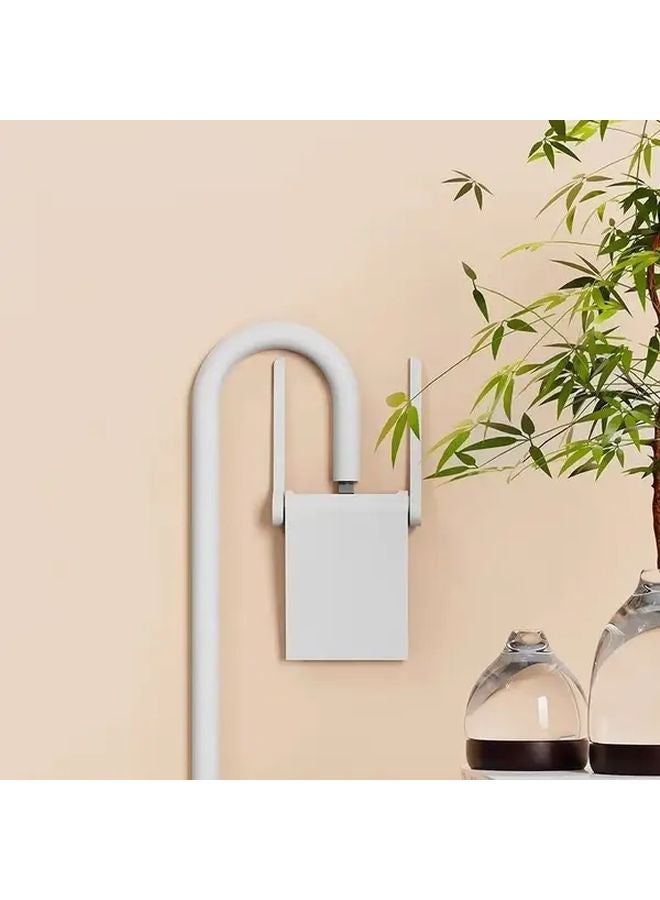 غطاء كابل PVC مطاطي شبه منحرف أبيض 78-74 بوصة قناة أسلاك متينة لإدارة الأسلاك - Image 3