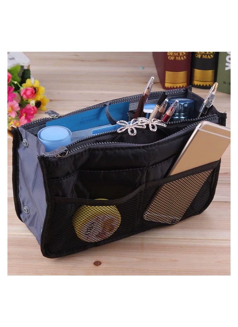 Cool Baby Style - COOLBABY Travel Makeup Insert Handbag Organiser Purse Liner Organizer Bag for Women 28.5x18x8cm - Image 1