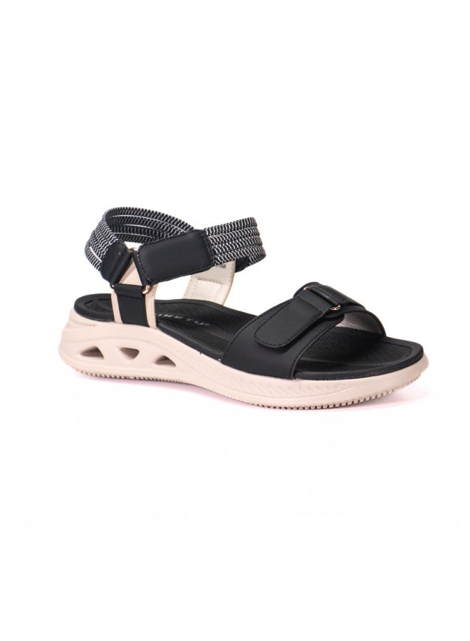 Monami Women’s Comfort Flat Sandals with Adjustable Strap Design, Open Toe Casual Walking Slides with Cushioned Footbed, Lightweight Everyday Summer Footwear for Travel, Outdoor Activities, Casual Wear and Daily Use - Image 1