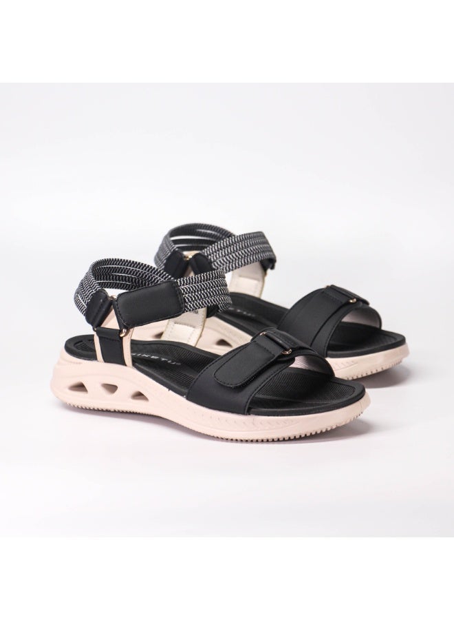 Monami Women’s Comfort Flat Sandals with Adjustable Strap Design, Open Toe Casual Walking Slides with Cushioned Footbed, Lightweight Everyday Summer Footwear for Travel, Outdoor Activities, Casual Wear and Daily Use - Image 5