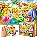QUOKKA Giant Floor Puzzles for Kids Ages 35 2x3 Feet 48 Piece Large Puzzles for Kids Ages 48 Educational Toys for Boys and Girls Africa Toy Gift Activities - Image 3