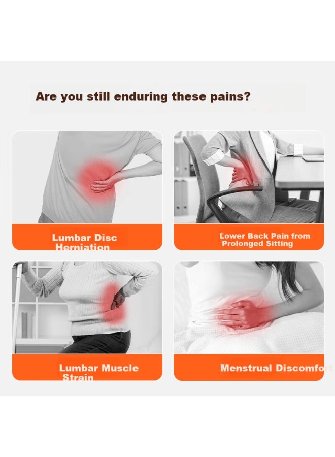 Keepfit Kepufei Lumbar Massager With Airbag Support, Heat Therapy Waist Belt For Lumbar Disc And Muscle Strain, Mother's Day Gift - Image 1