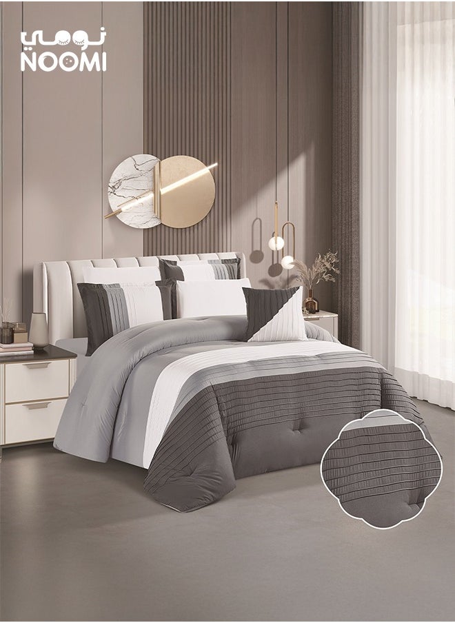 Noomi - lunar microfiber double bedspread 8pcs - Image 1